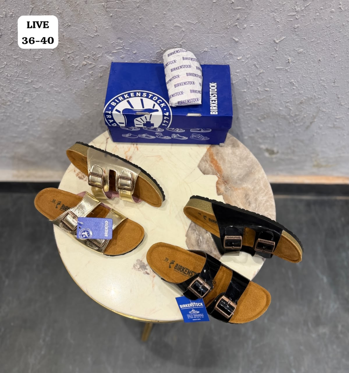 BIRKENSTOCK  SLIDES