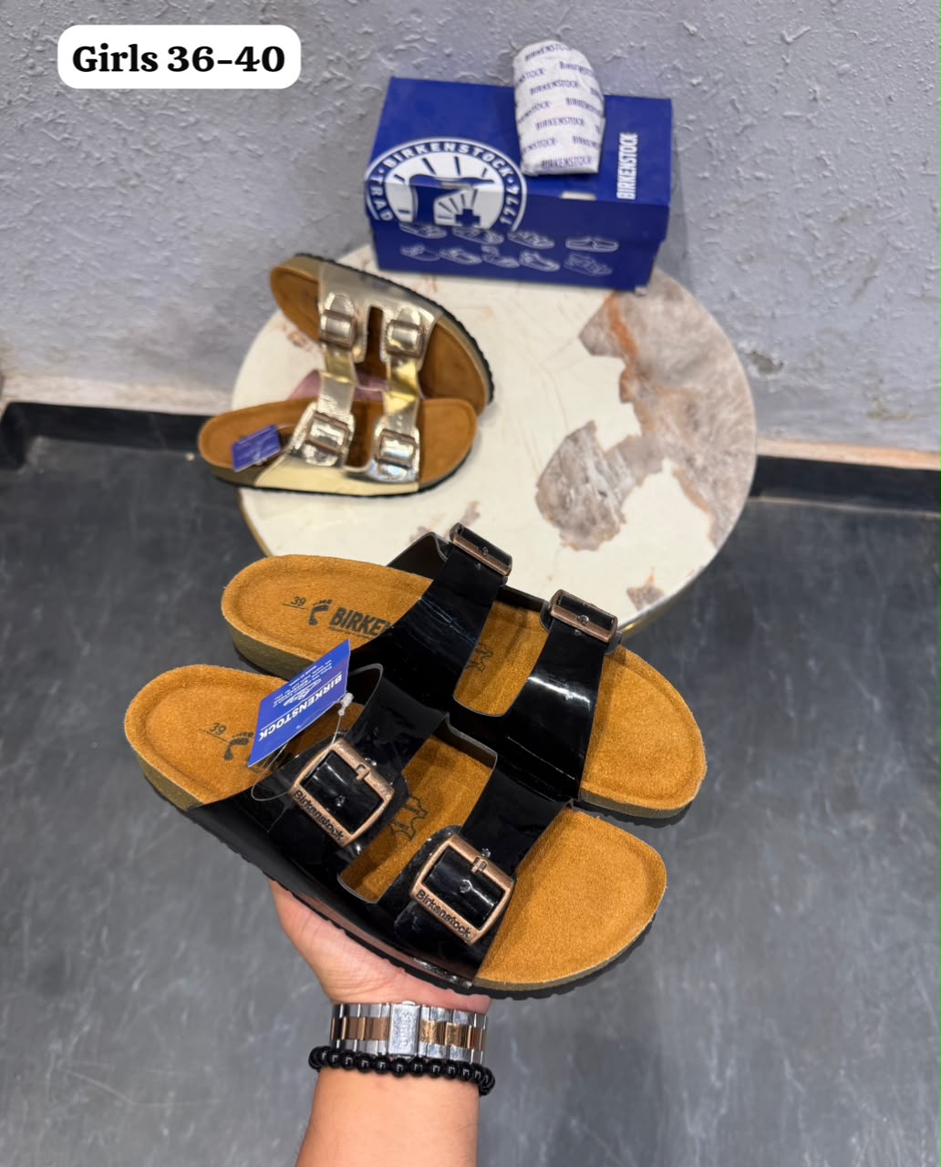 BIRKENSTOCK  SLIDES