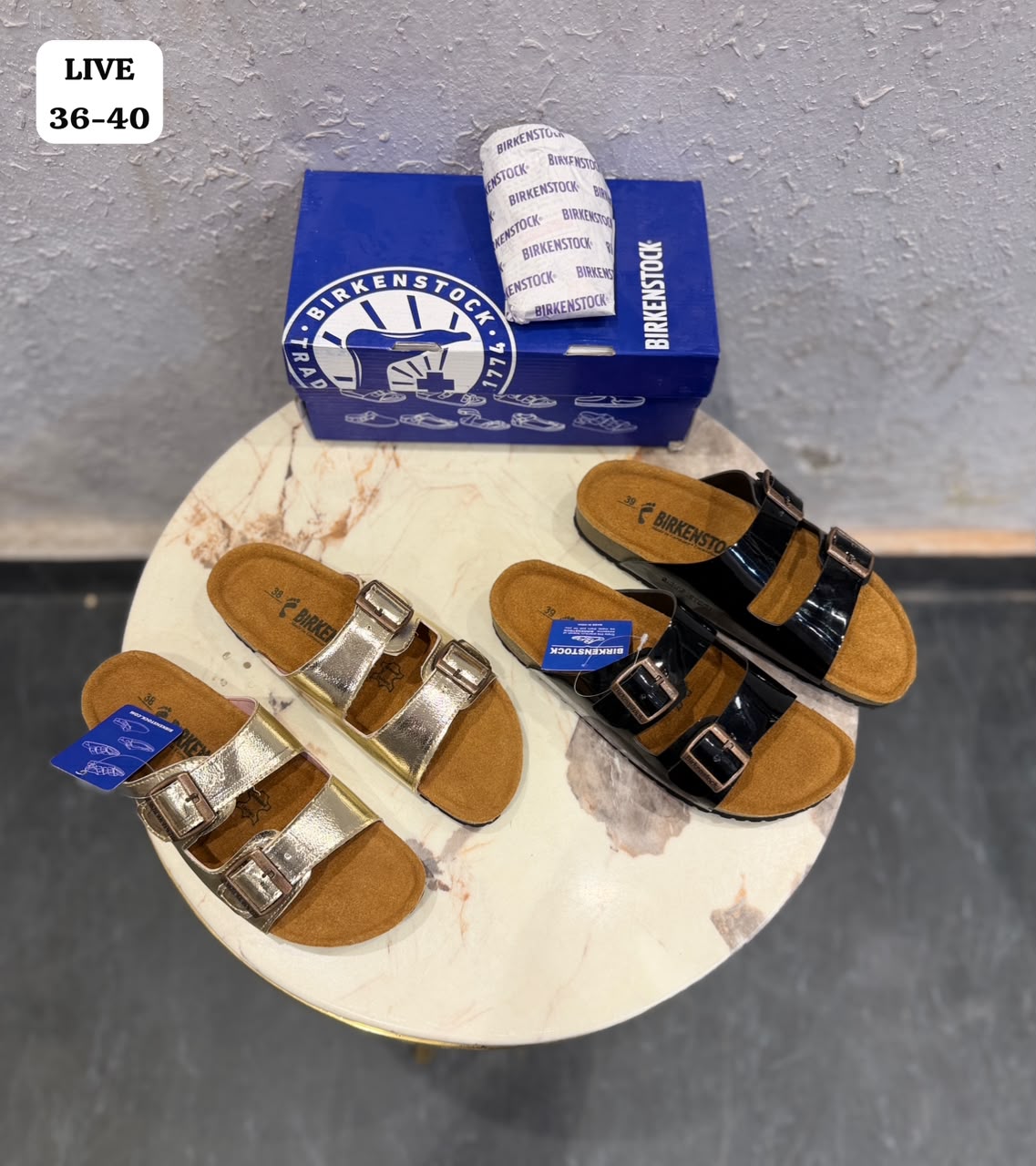 BIRKENSTOCK  SLIDES