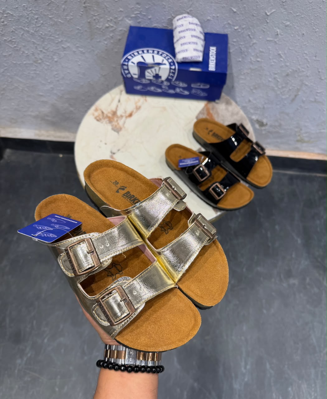 BIRKENSTOCK  SLIDES