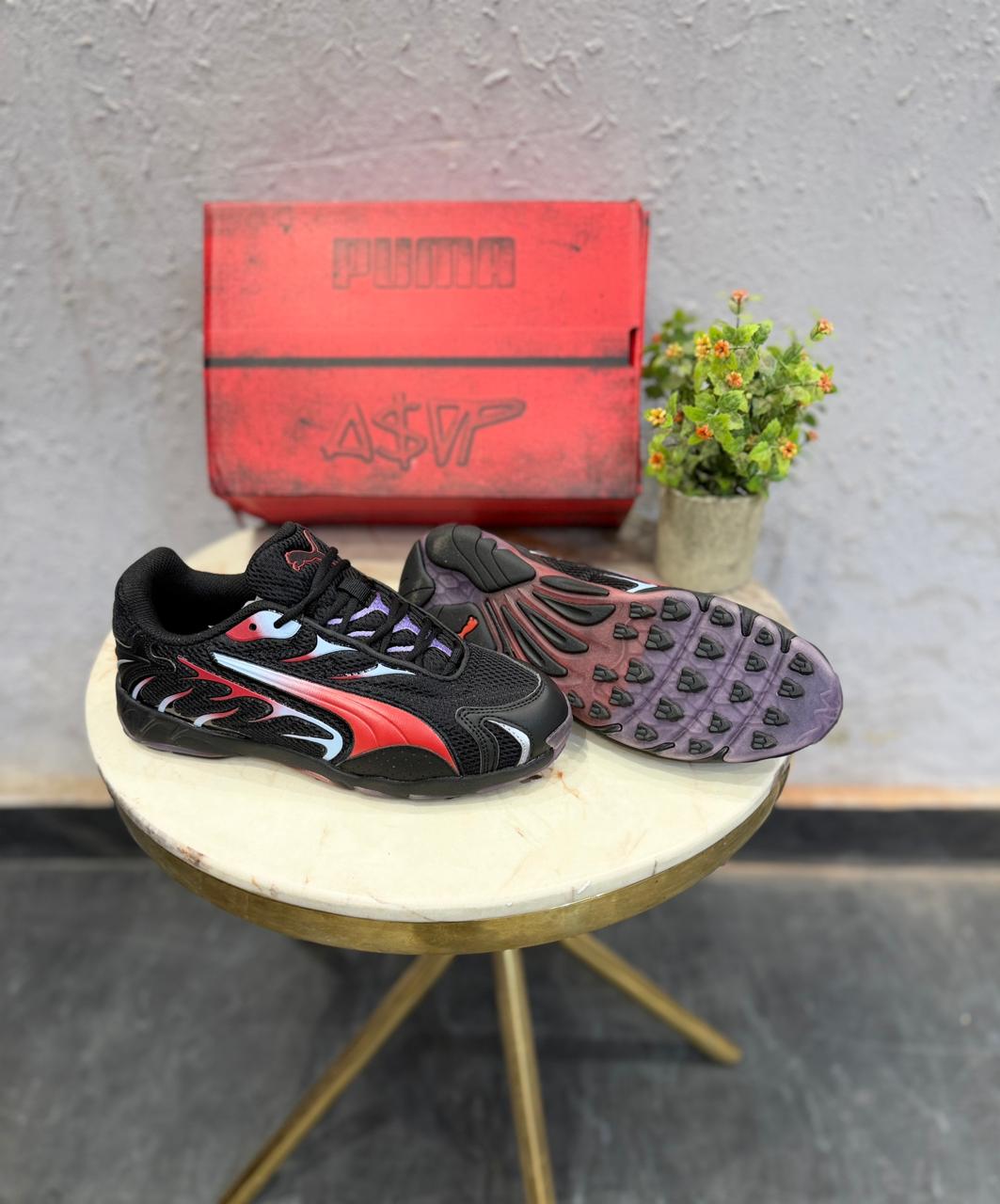 PUMA INHALE ASAP BLACK PURPLE RED EDTN 🖤