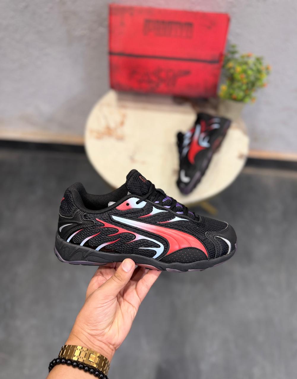PUMA INHALE ASAP BLACK PURPLE RED EDTN 🖤