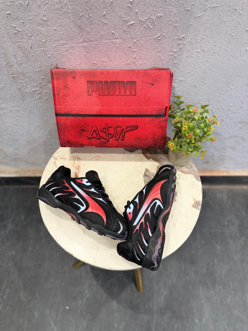 PUMA INHALE ASAP BLACK PURPLE RED EDTN 🖤