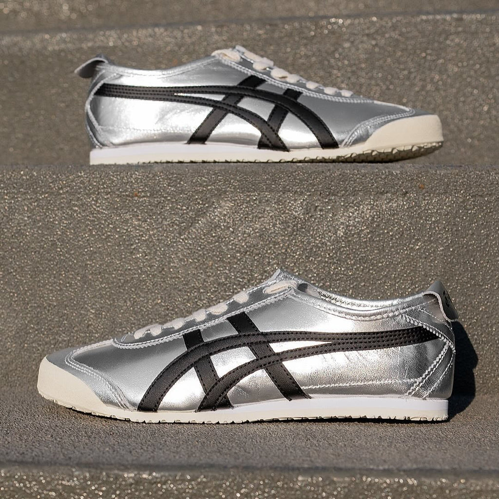 ONISTUKA TIGER SD PREMIUM PURE SILVER BLACK 🖤