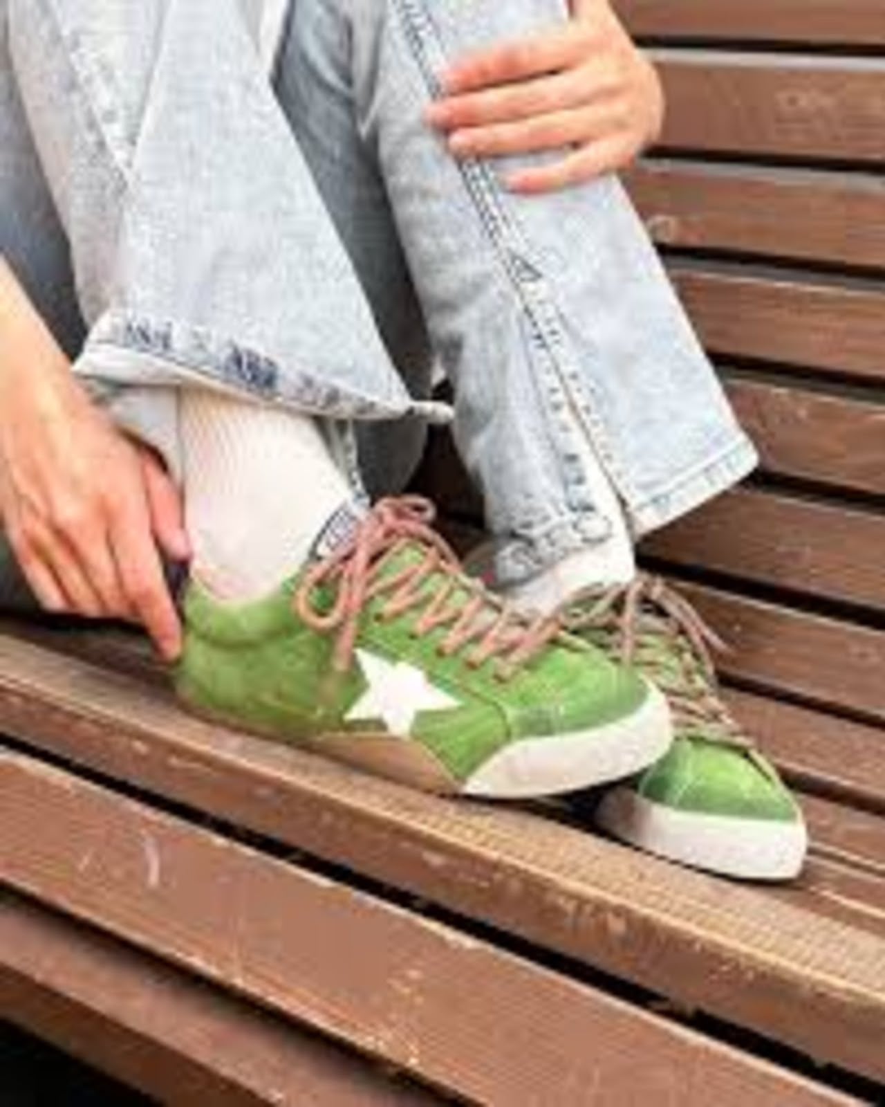 GOLDEN GOOSE TRUE STAR GREEN 👟