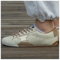 GOLDEN GOOSE TRUE STAR BEIGE SILVER 👟