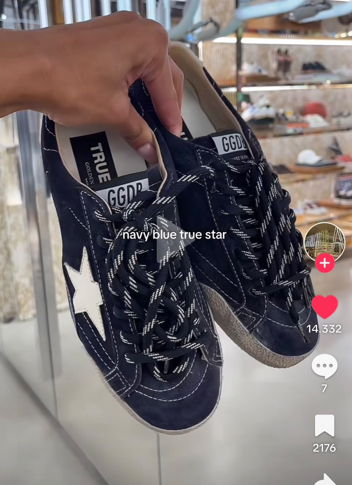 GOLDEN GOOSE TRUE STAR NAVY 👟