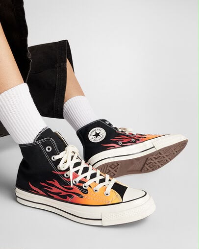 CONVERSE CHUCK 70 MID FLAME FIRE 🖤🖤