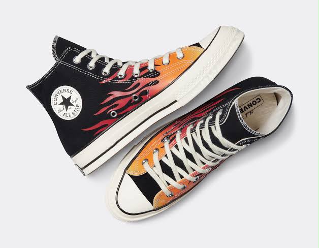 CONVERSE CHUCK 70 MID FLAME FIRE 🖤🖤