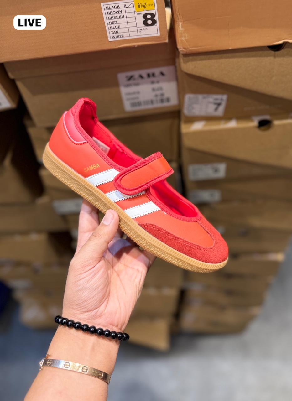 ADIDAS ORIGINALS SAMBA MARY JANE RED COLOR
