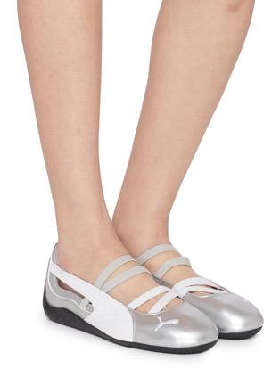 PUMA SPEED CAT BALLET METALLIC SILVER