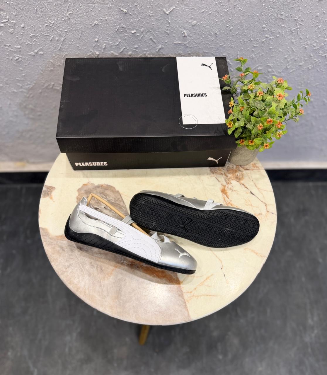 PUMA SPEED CAT BALLET METALLIC SILVER