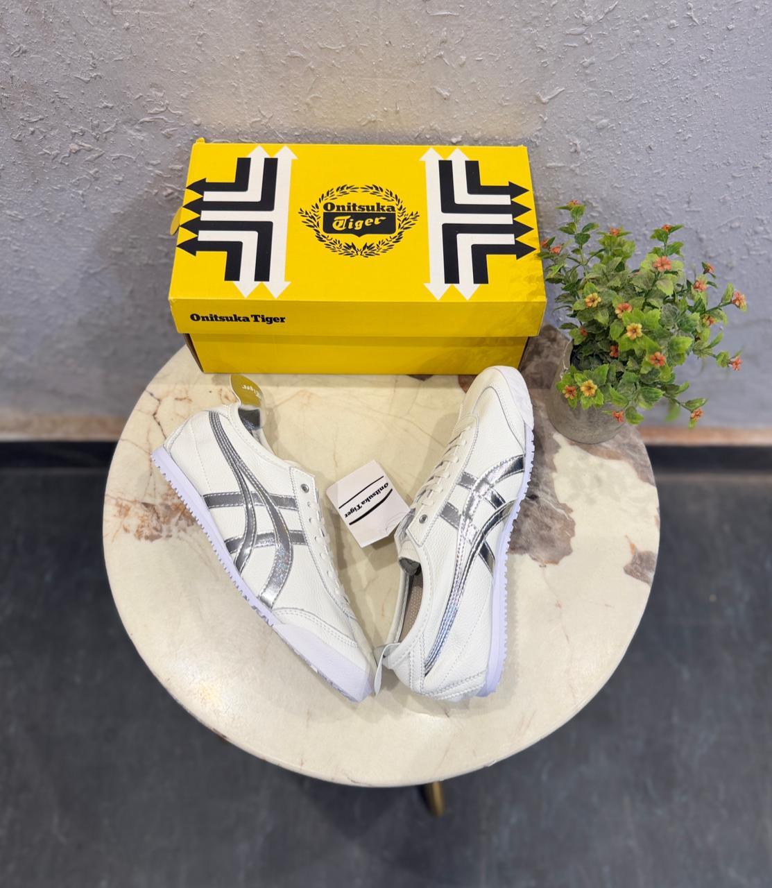 Onitsuka Tiger Mexico White Og Metallic 🖤