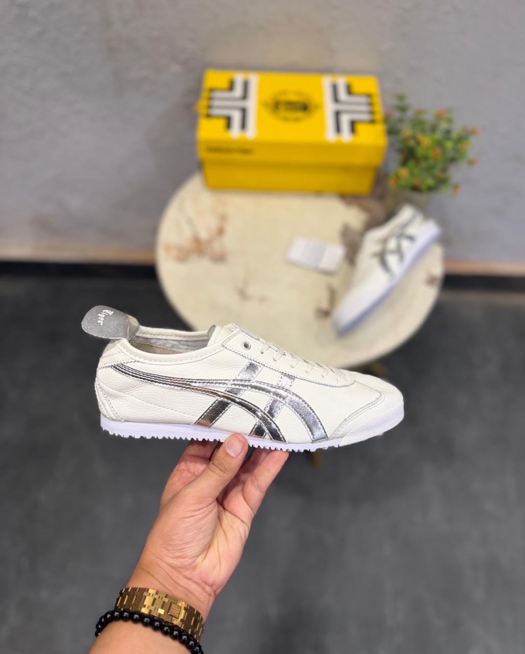 Onitsuka Tiger Mexico White Og Metallic 🖤