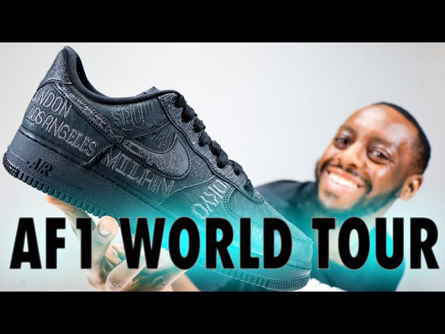 NIKE AIRFORCE AF1 WORLD TOUR 🖤