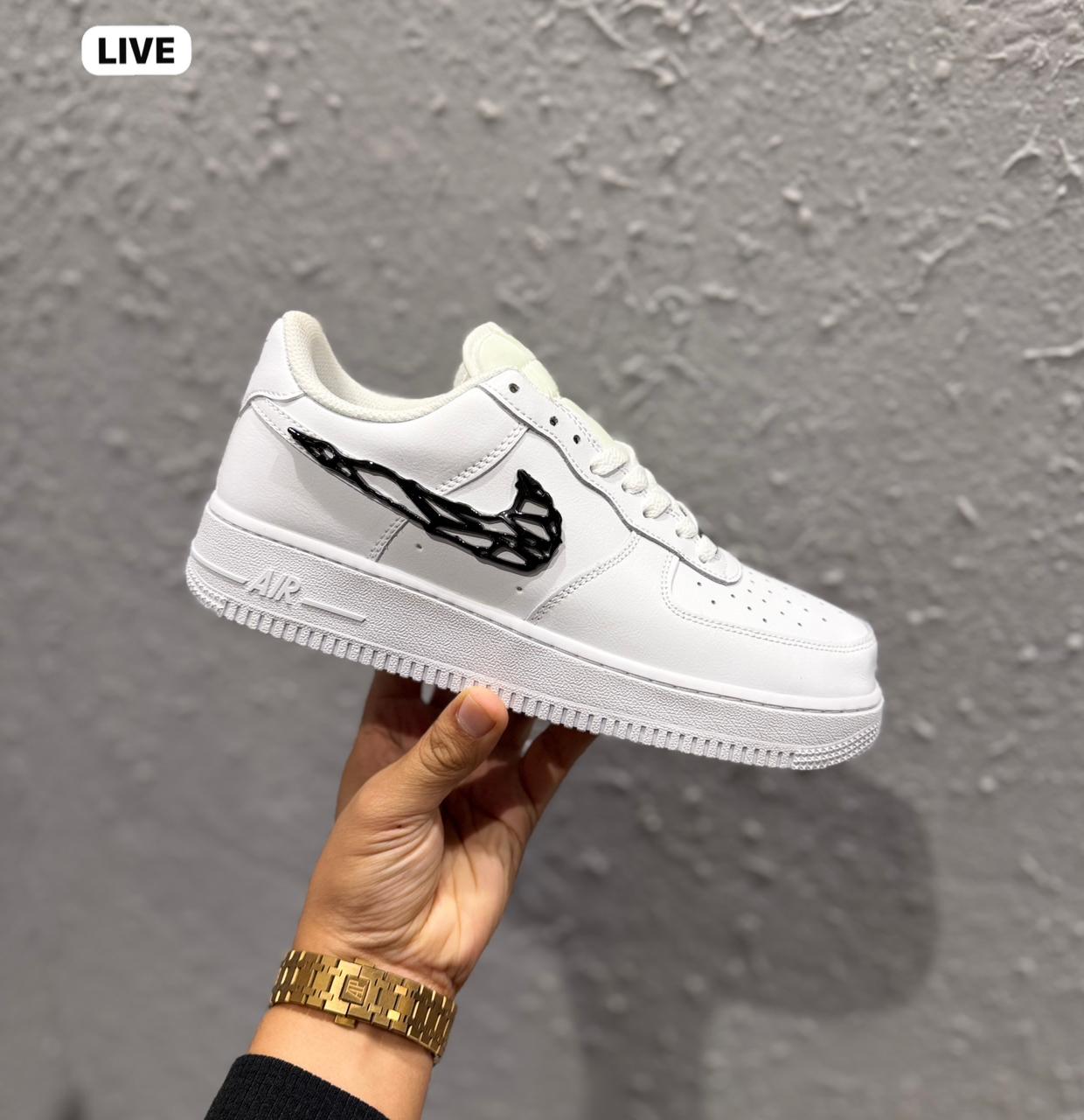 NIKE AIRFORCE ONE MOLTEN METAL VENOM 🖤🖤