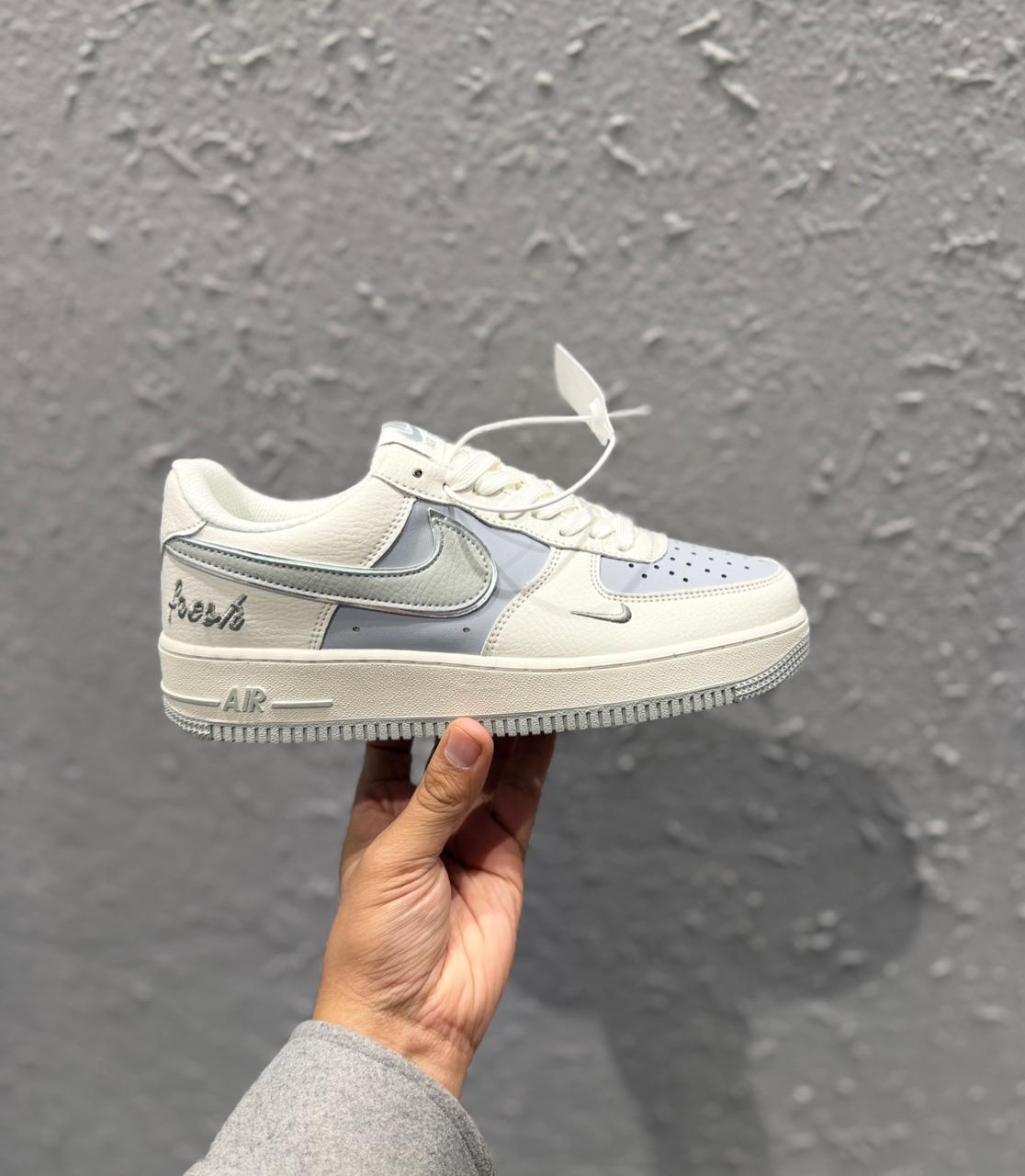 NIKE AIRFORCE ONE FRESH GREY SWOOSH 🖤🖤