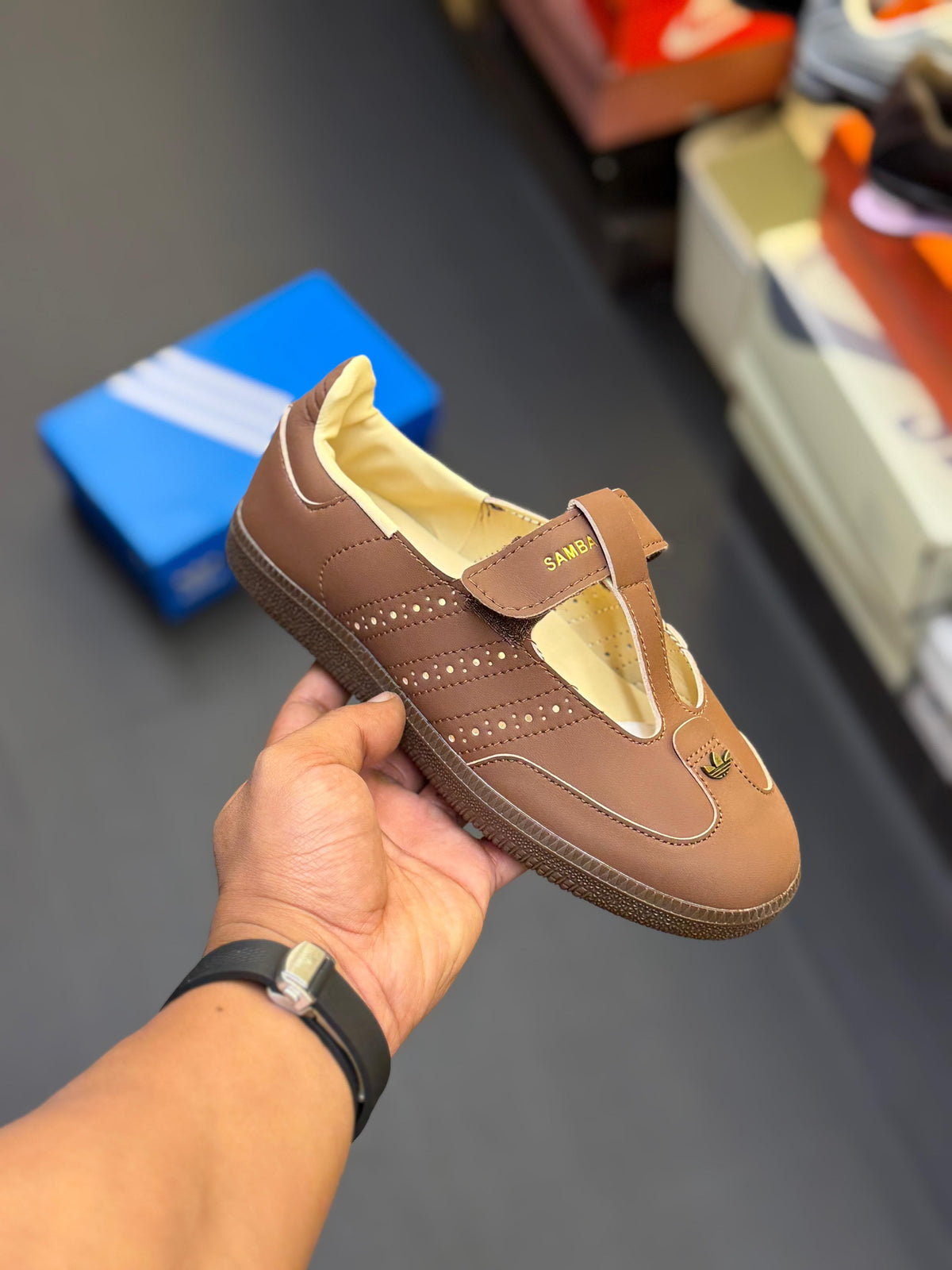 ADIDAS SAMBA JANE LEATHER