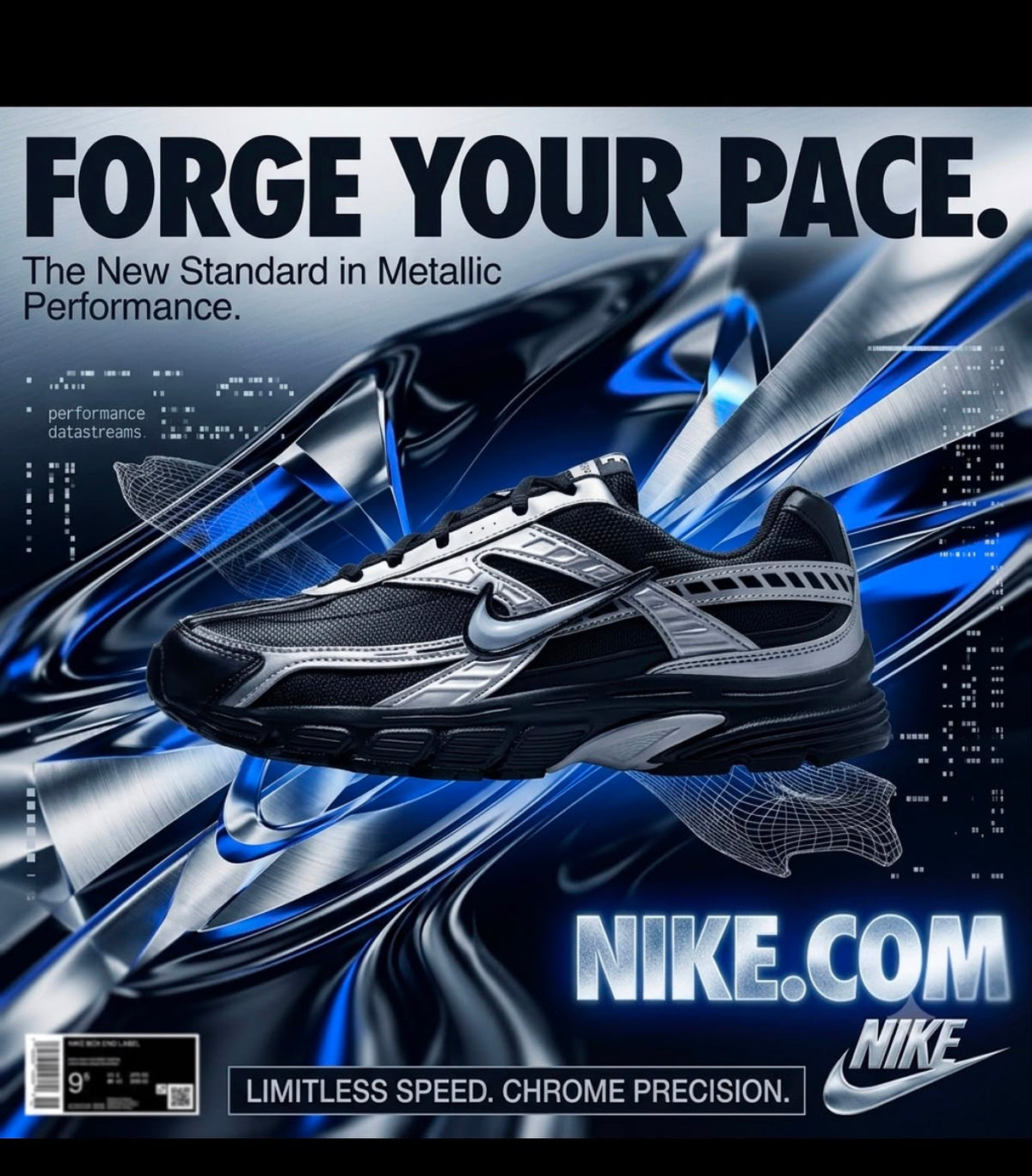 NIKE AIRMAX INITIATOR  2026 BLACK METALLIC 🖤