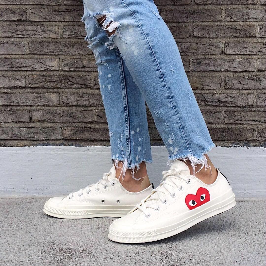 CONVERSE CHUCK PLAYCOMME LOW WHITE 🖤