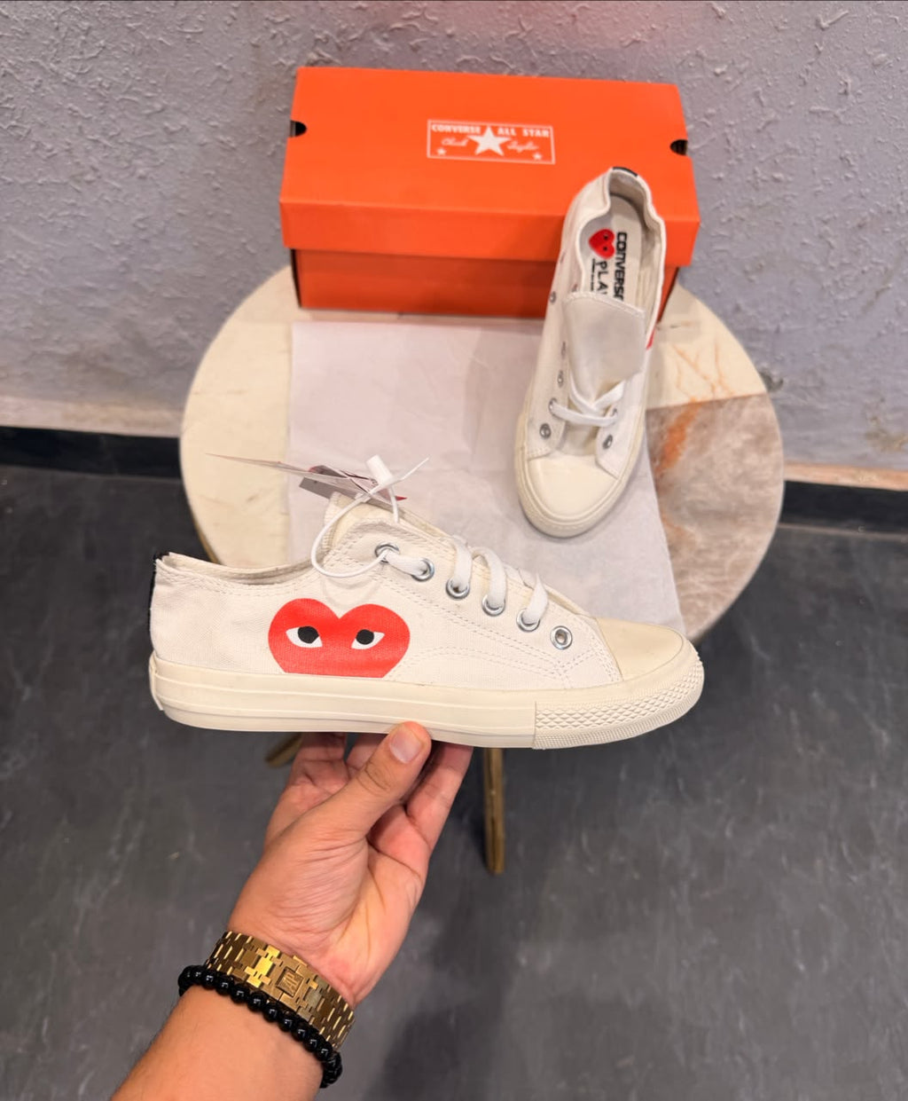 CONVERSE CHUCK PLAYCOMME LOW WHITE 🖤