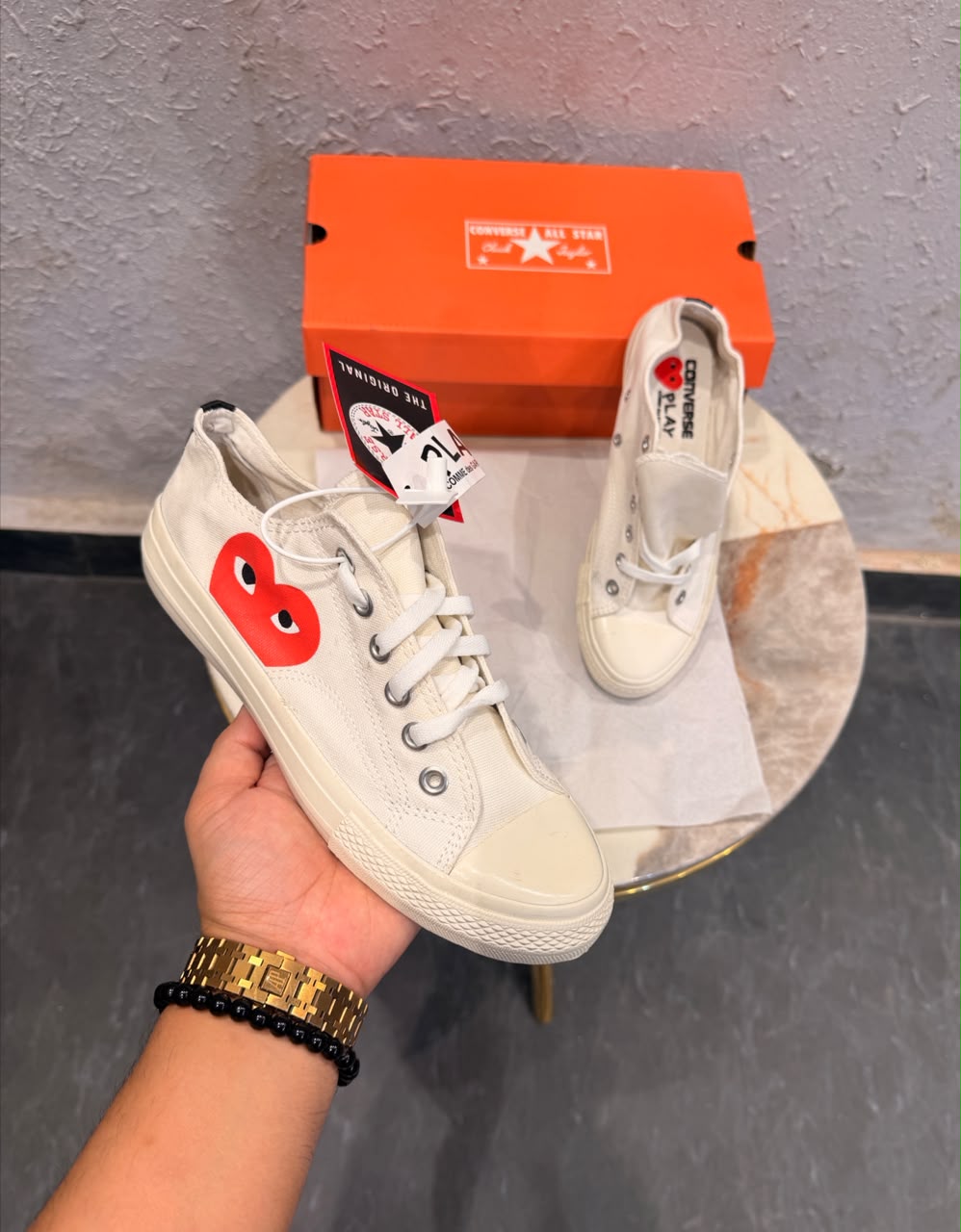 CONVERSE CHUCK PLAYCOMME LOW WHITE 🖤