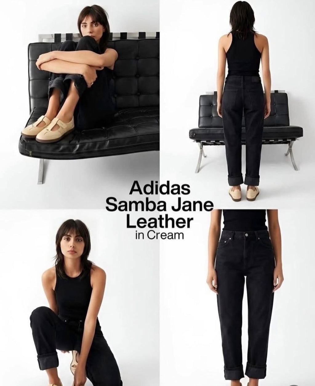 ADIDAS SAMBA JANE DELICATE RUFFLED PACK  ❤️🖤🤍