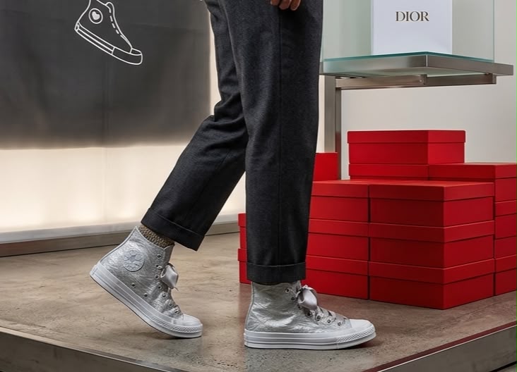 CONVERSE CHUCK 70 MID METALLIC SILVER 🖤🖤