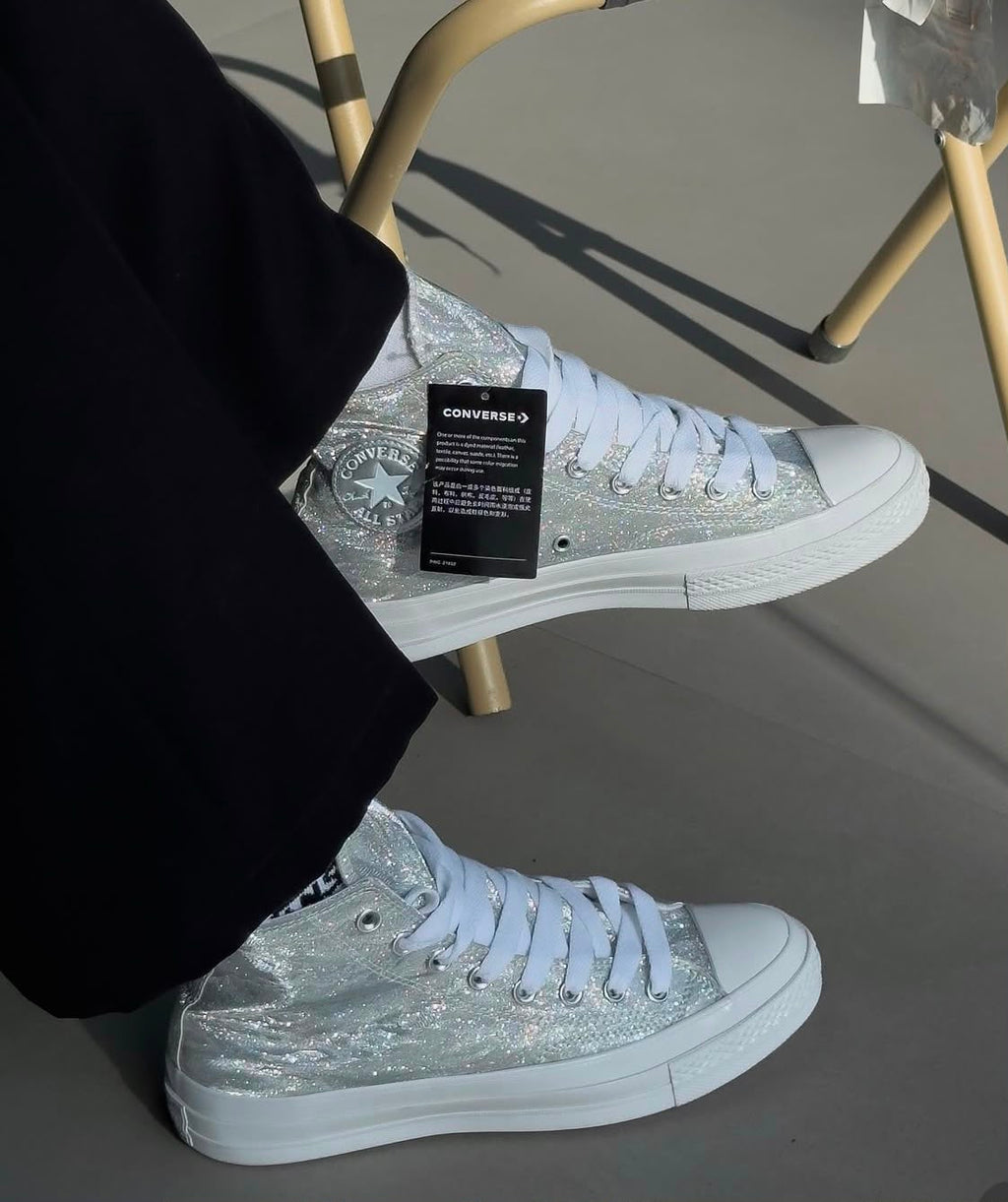 CONVERSE CHUCK 70 MID METALLIC SILVER 🖤🖤