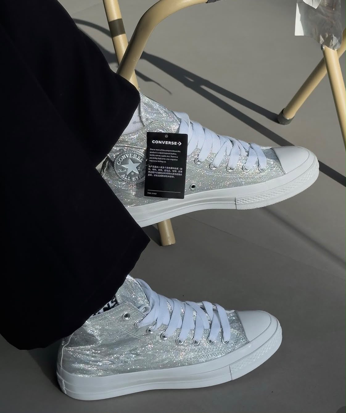CONVERSE CHUCK 70 MID METALLIC SILVER 🖤🖤