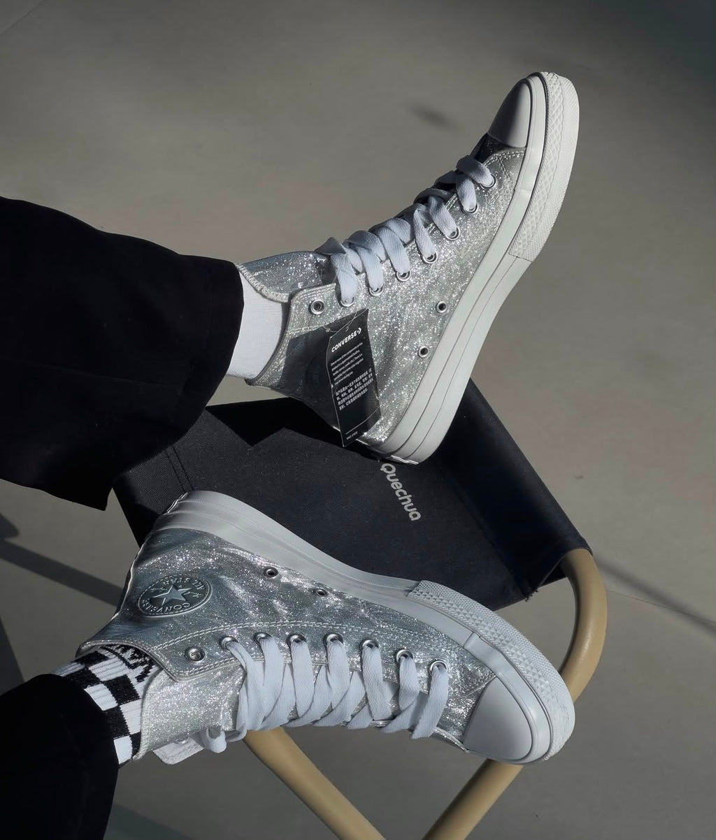 CONVERSE CHUCK 70 MID METALLIC SILVER 🖤🖤