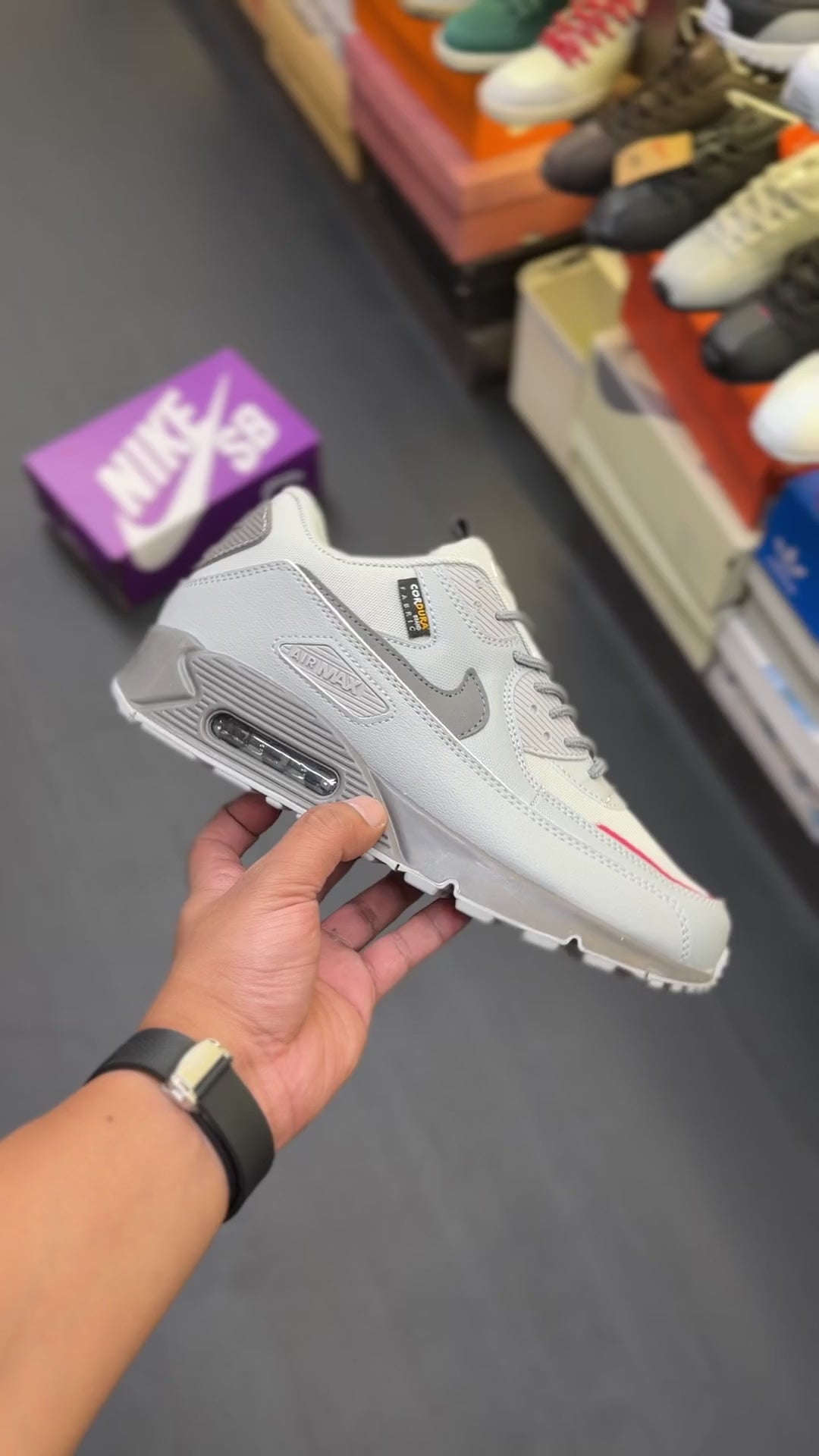 NIKE AIRMAX 90 SURPLUS WOLF GREY