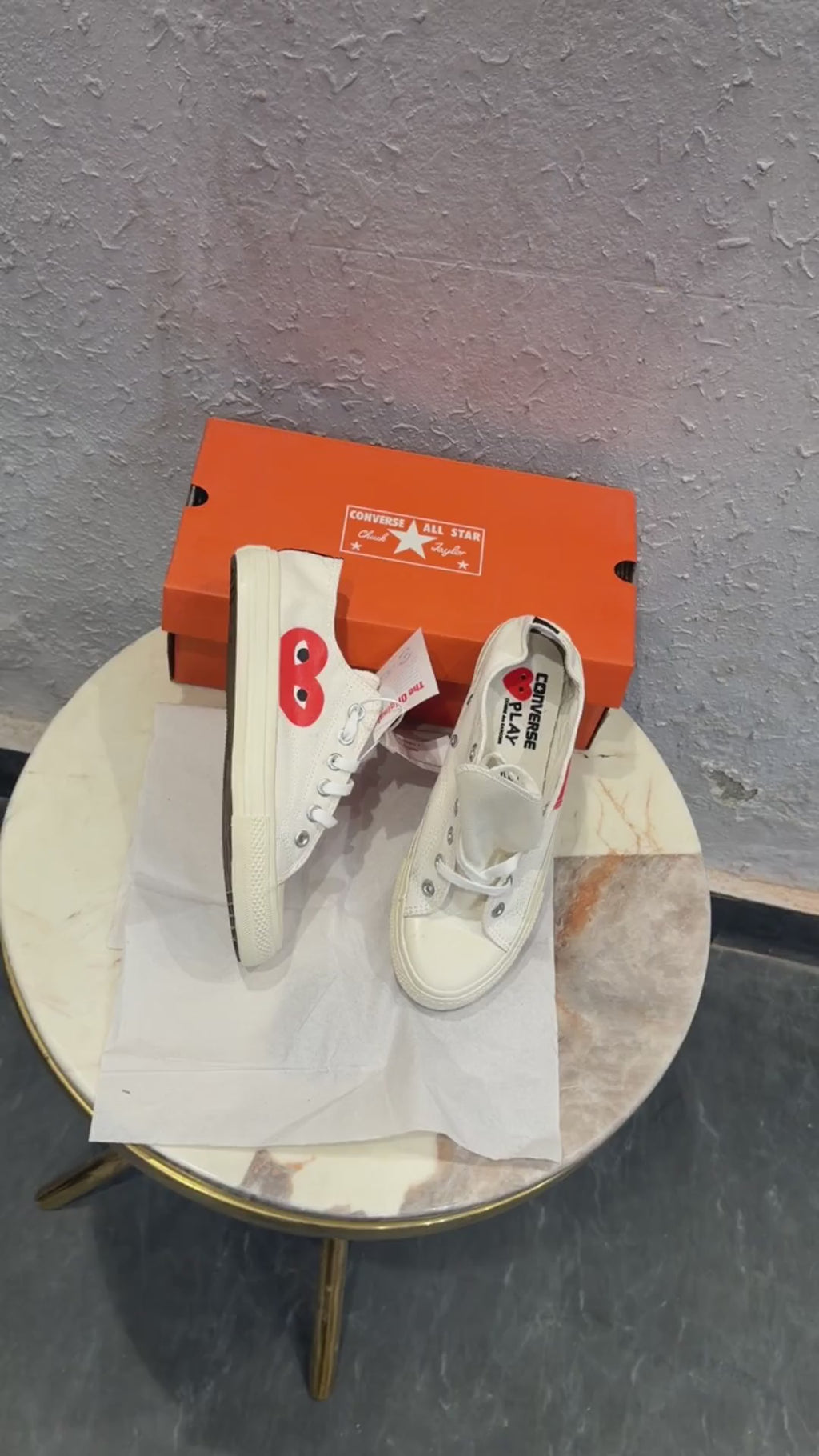 CONVERSE CHUCK PLAYCOMME LOW WHITE 🖤