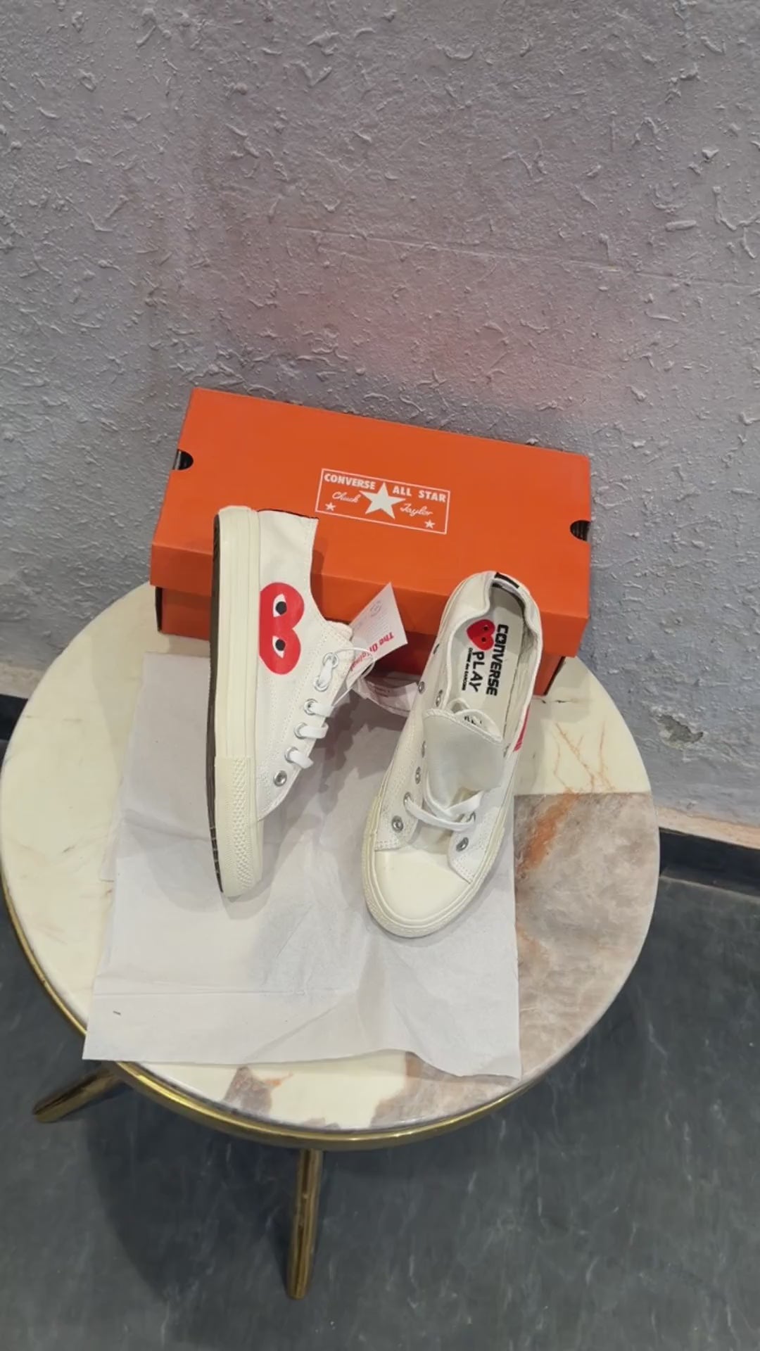 CONVERSE CHUCK PLAYCOMME LOW WHITE 🖤