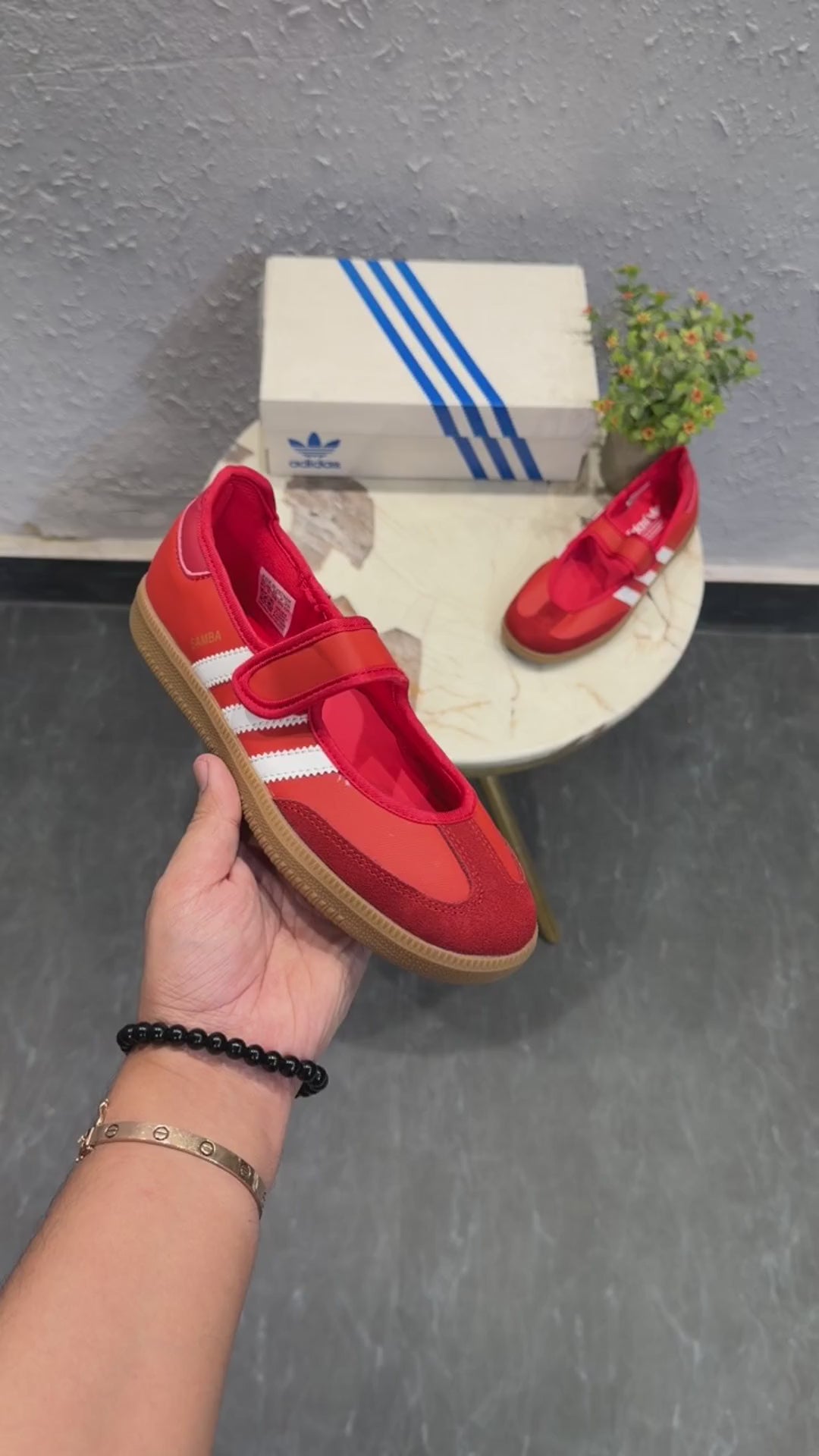 ADIDAS ORIGINALS SAMBA MARY JANE RED COLOR