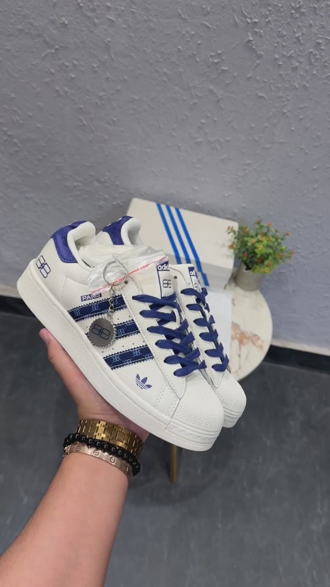 ADIDAS ORIGINALS SUPERSTAR X BALENCIAGA KEYCHAIN